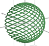 Spiral Around Sphere