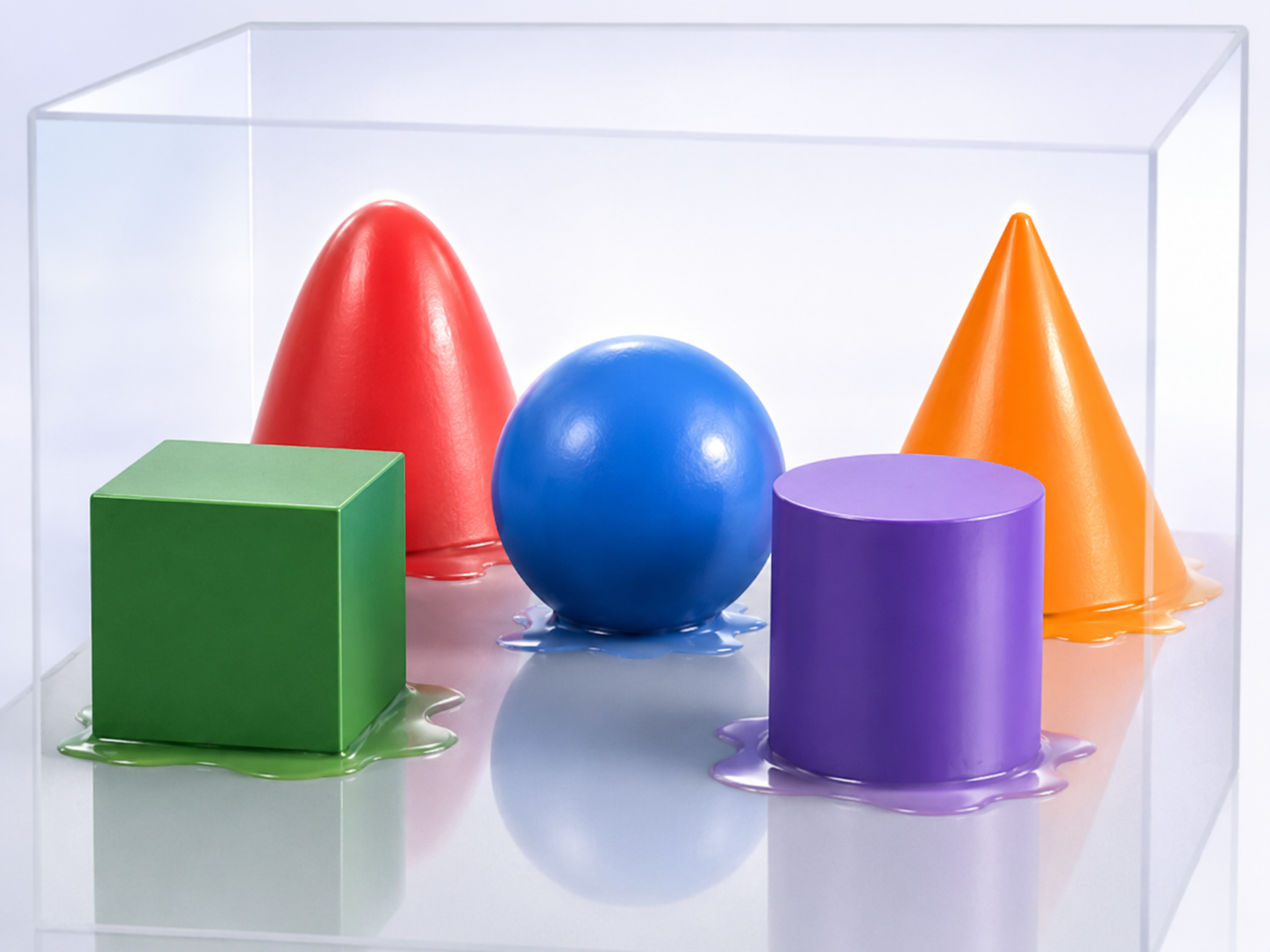 Five same-volume solids for the self-similar melting project