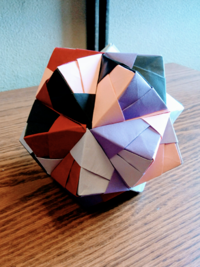 Stellated
	  Icosahedron Origami
